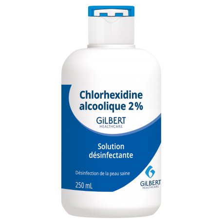Chlorhexidine Alcoolique 2 % flacon 250 ml